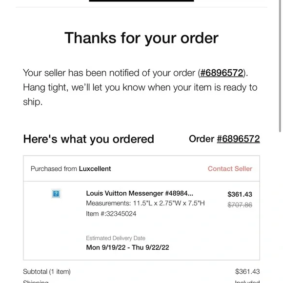 Louis Vuitton messenger vintage bag - Picture 8 of 9